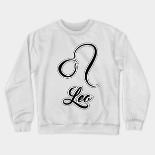 Leo Zodiac Design Crewneck Sweatshirt